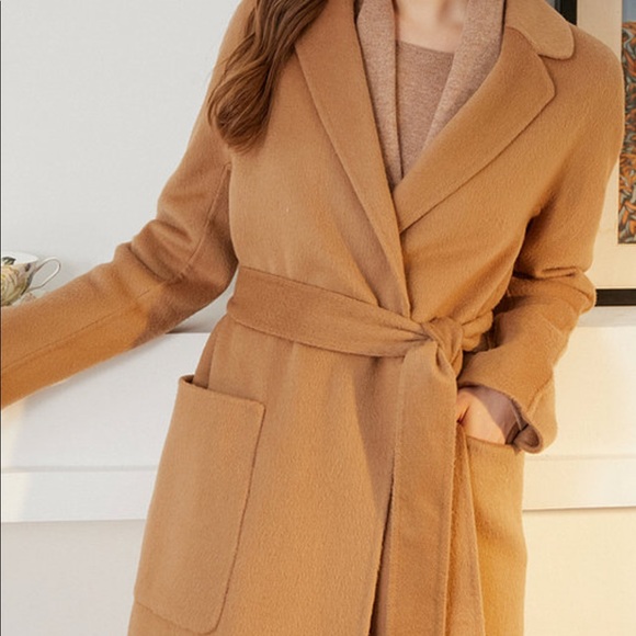 NWT Ecru Emissary | Andrea 100% Merino Wool Coat - Picture 7 of 16
